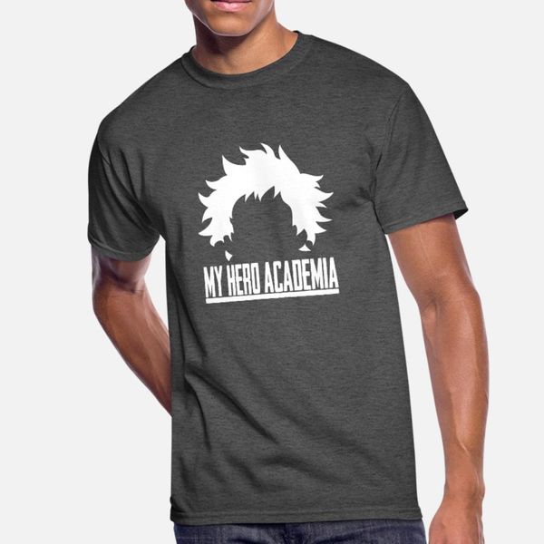 

my hero academia t shirt men knitted short sleeve crew neck clothes sunlight authentic summer style natural shirt