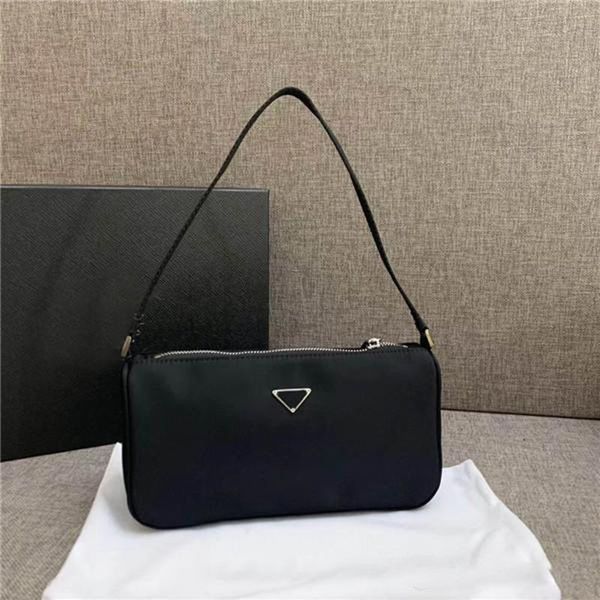 

women bags 2020 new fashion shoulder bags nylon underarm bag with zipper chain crossbody bags black clutch handbags purses
