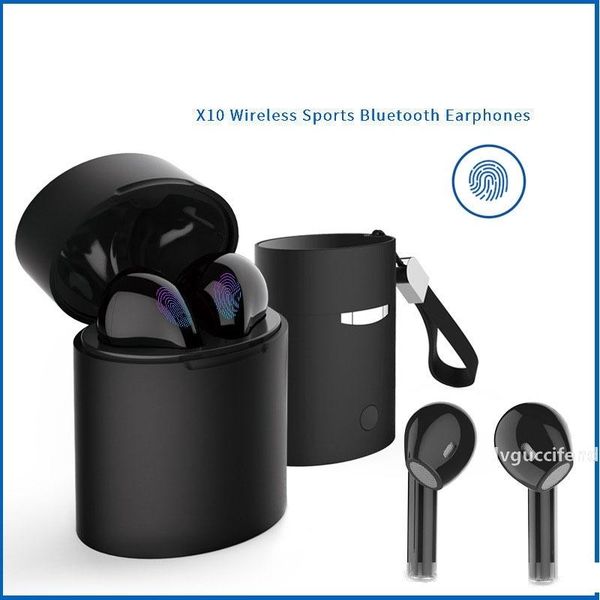 

tws wireless bluetooth headset 5.0 the new mini earpiece waterproof touch sports headset starts automatically