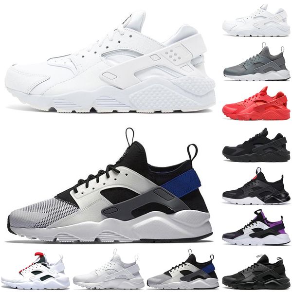 

2020 huarache run ultra huaraches men women running shoes triple white outdoor runners mens womens trainers sports sneakers size 36-45