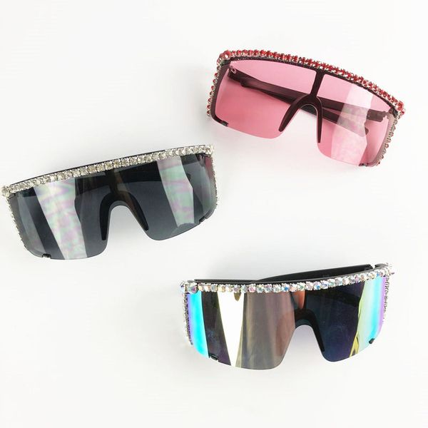 

sun glasses women's locomotive exaggeration star with leisurely korean sunglasses, White;black