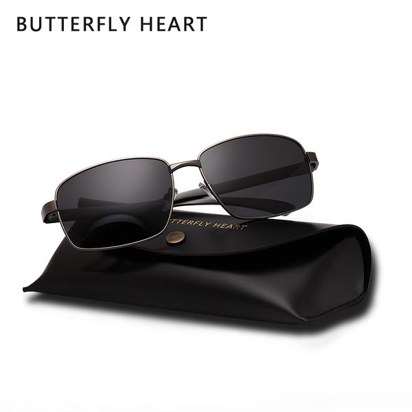 

butterfly heart pilot sunglasses men polarized uv400 sun glasses goggle accessories driving eyewear, White;black