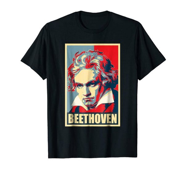 

beethoven pop art black t-shirt s-3xl summer 2019 cotton men fashion summer style fitness brand movie t shirt