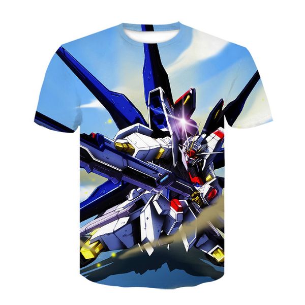

japanese anime gundam seed destiny om gundam men 3d print shirts horror graphic comics men clothing