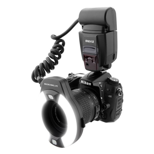 

meike speedlite -14ext-n макро вспышка lightl кольцо вспышки master mode speedlight оптический trigger