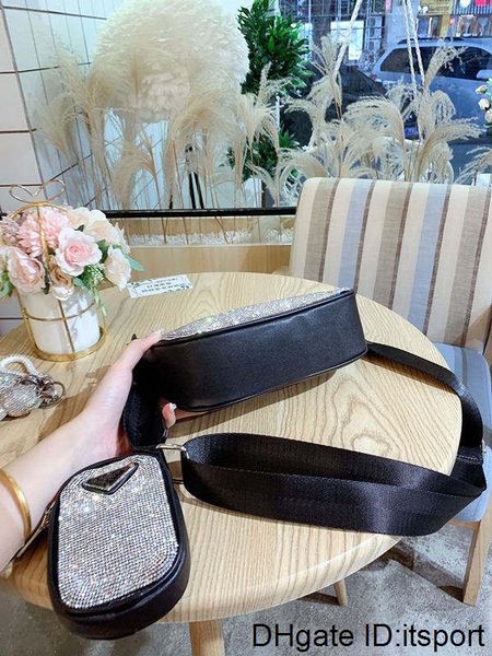 

конструктор блестки продажи 3 шт сценографы сумки мода креста подмышки тела плеча кошелек мессенджер сумка сумки наборы холст dicky0750