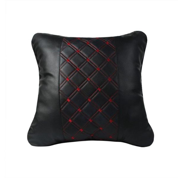 

подушка 3d пены памяти автомобиля моющийся поясничная поддержка подушка кожа автокресло подушки поясницы для стула офиса