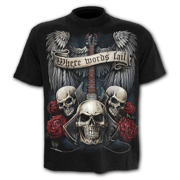

new design skull street print slim 3d print shirts graphic aesthetic comics men clothing