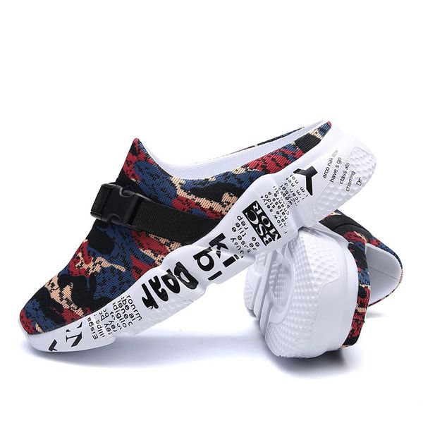 

summer outdoor beach sandals men breathable clogs for men's slippers anti slip lightweight camouflage crocse hombre slipper