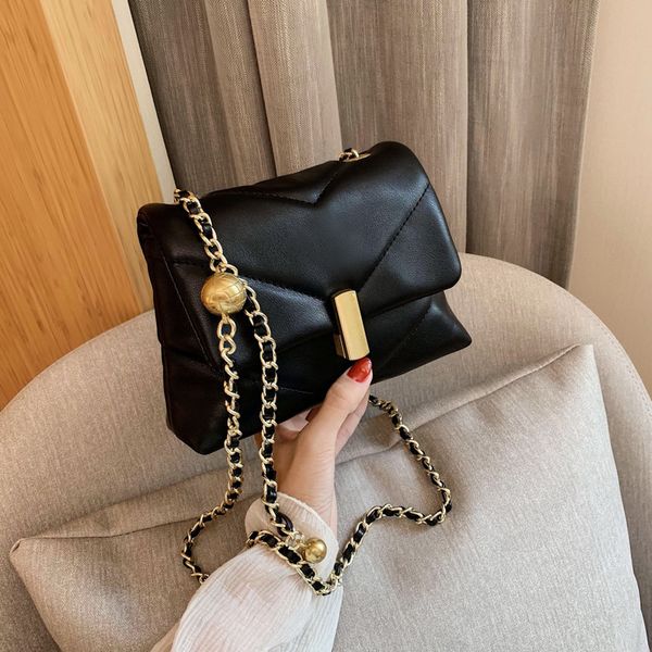 

women's bag for woman this year's popular women's bag 2020 new fashion versatile chain messenger square