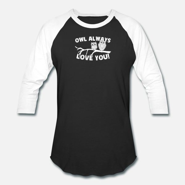 

owl owl always love you t shirt men customized short sleeve s-3xl homme famous comfortable summer letter shirt