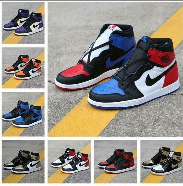 

1 obsidian men basketball shoes banned bred toe 3 chicago black toe athletics sneaker 1s trainers mens basketball shoes