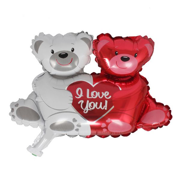 

bear siamese cartoon foil balloons birthday decoration party supplies