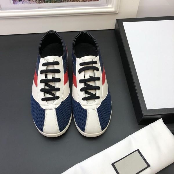 

new spring and autumn designer fashion color matching bee embroidery leather shoes, trendy and comfortable