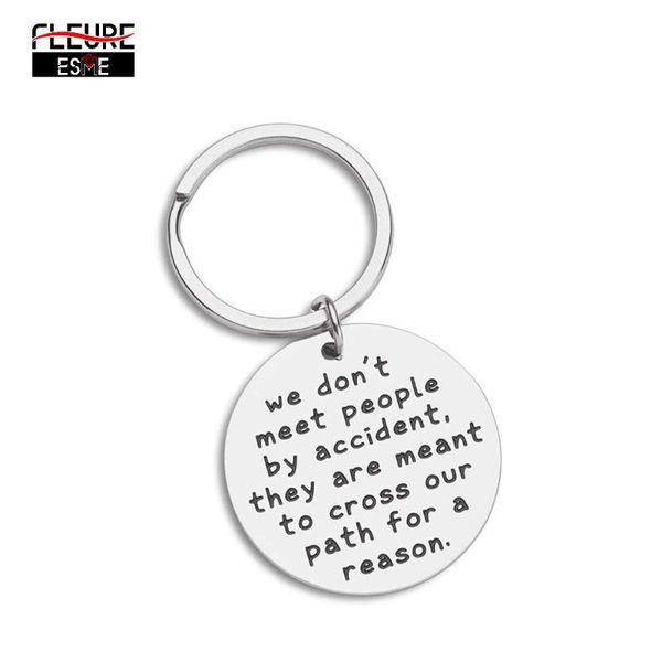 

keychains gifts for friends retirement coworker leaving keychain colleague appreciation keyring birthday gift women men him her jewelry, Silver