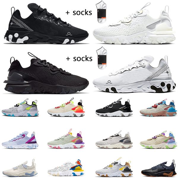 

epic react vision react element 55 mens running shoes trainers max 87 green womens trainers triple black ceramic white iron grey sneakers, White;red