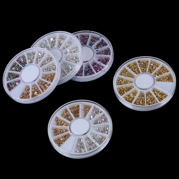 

1pc nail art decor diy tips makeup beauty manicure decorative dried gold ore