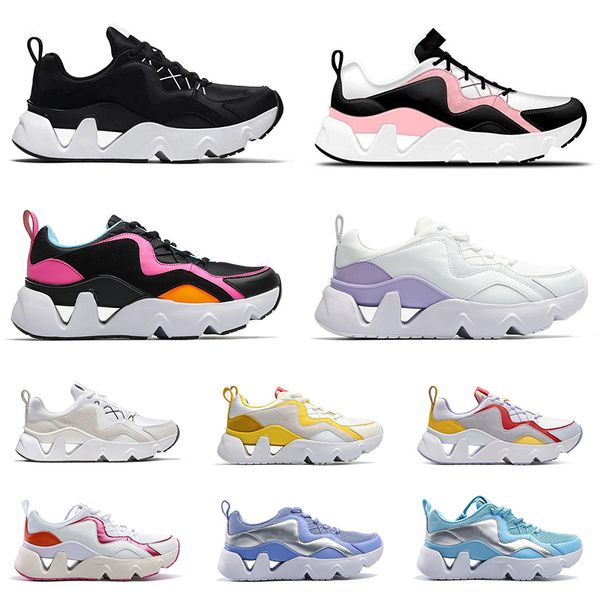 

womens mens ryz 365 cut-outs tennis running shoes triple black all white fashion sports sneakers men women runners trainers