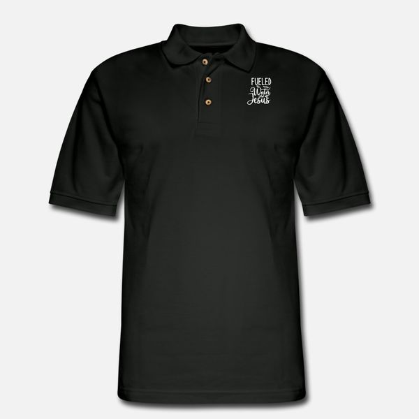 

water bottle designs fueled by water and jesus t shirt men designer cotton s-xxxl unique fitness new fashion spring autumn slim shirt