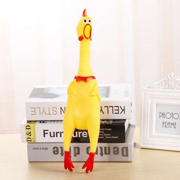 

2020 children's presents christmas presents large medium-sized screaming chicken creative trick screaming toy vent weird chicken