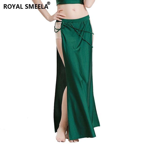 

2020 new belly dancing side long skirt lady belly dance skirts women oriental dance skirt professional 119126, Black;red