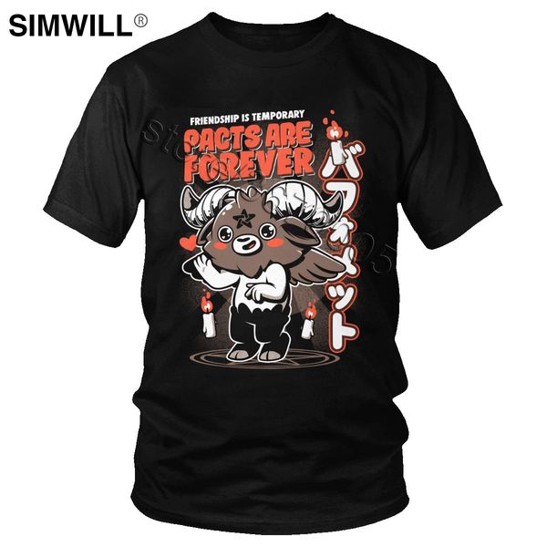 

юмор злые пакты навсегда t shirt gorgeous urban хлопок футболки мужские короткие рукава ритуалы horror demon сатана дьявол tee подарка