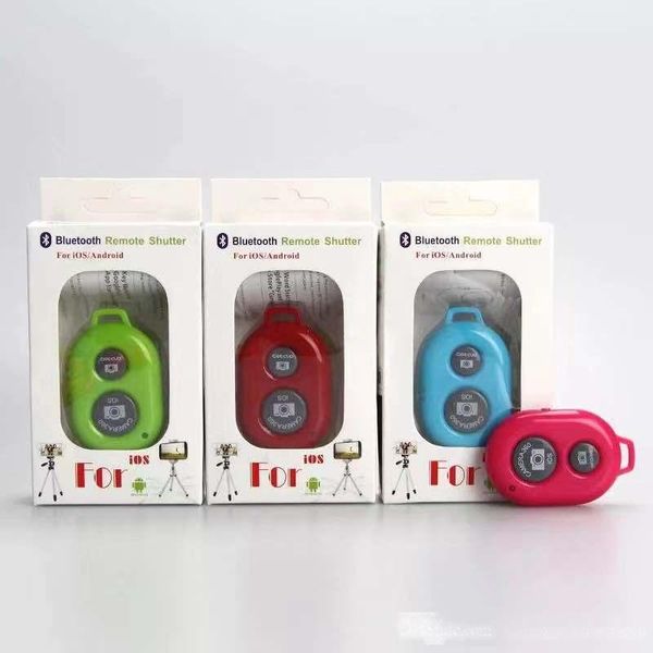

bluetooth remote shutter control self timer for iphone android ios smart phone 700pcs/lot cartoon retail package