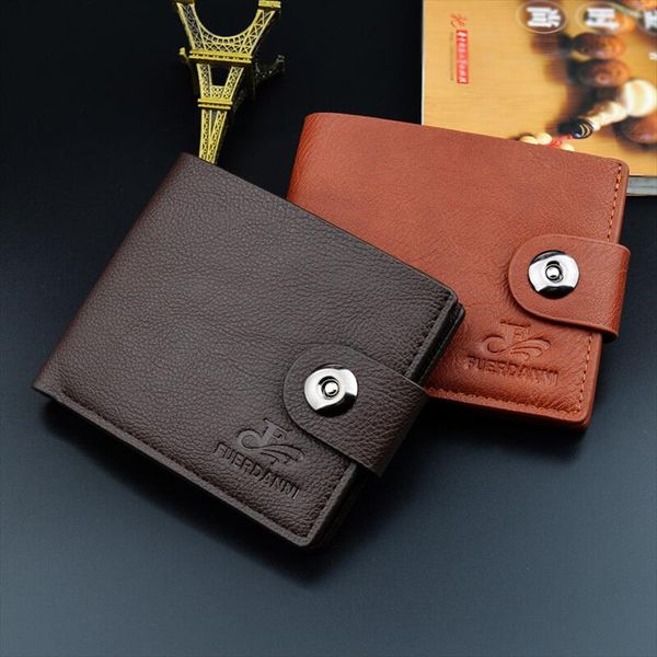 

valink 2019 горячие продажи mens wallet мода pu кожа мужчин бумажники марка мужской кошельки carteira masculina portefeuille homme, Red;black