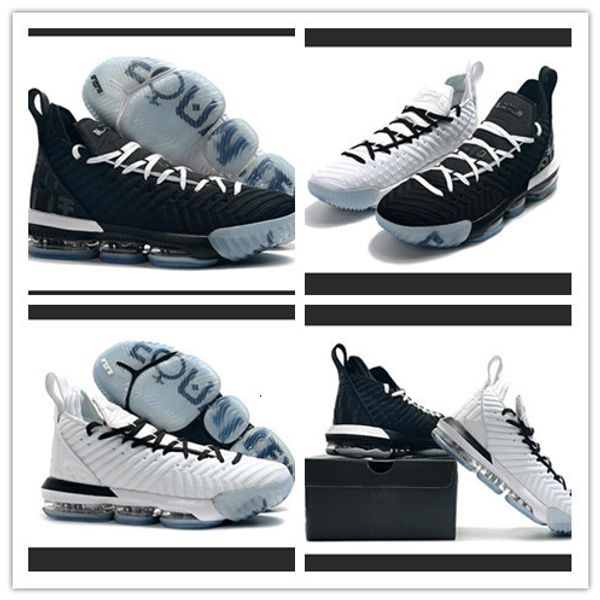 

2019 new arrival xvi 16 harlem's black white mandarin duck basketball shoes mens trainers 16s hfr casual sports sneakers