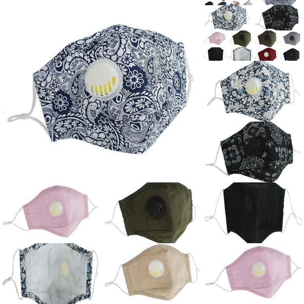 

face washable 2020 mask new pm2.5 anti-dust reusable masks valve protective cotton face ma 24o5 jm7o