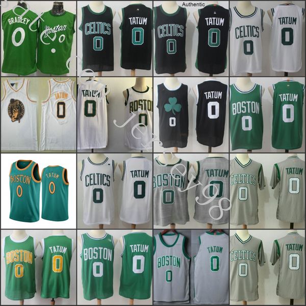 

boston celtics men green #0 jayson tatum white nba red menjersey, Black