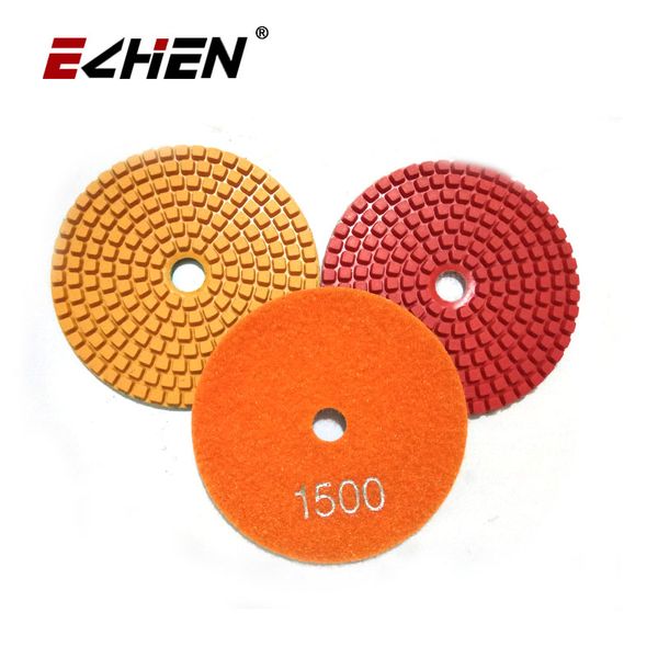 

4 inch/100mm diamond polishing pad wet/dry flexible pads for granite marble quartz porcelain concrete