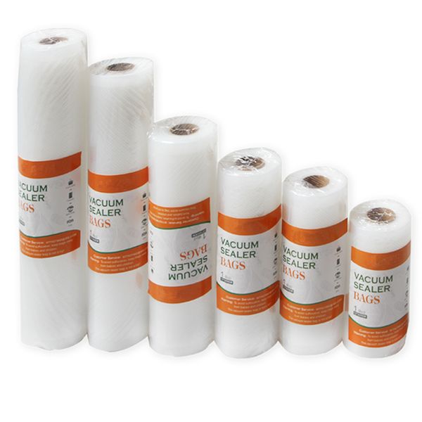 

vacuum bags for vacuum sealer 12+15+17+20+25+28cm*500cm 6 rolls/lot kitchen storage bags