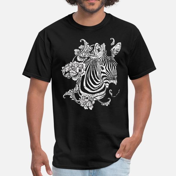 

zebra t shirt men design 100% cotton s-xxxl normal sunlight authentic spring autumn novelty shirt