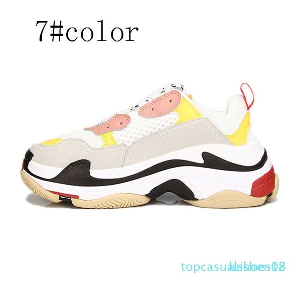 

designer shoes fashion paris 17 fw casual of triple s sneaker mens women black pink white sports sneakers size 36-45 t18