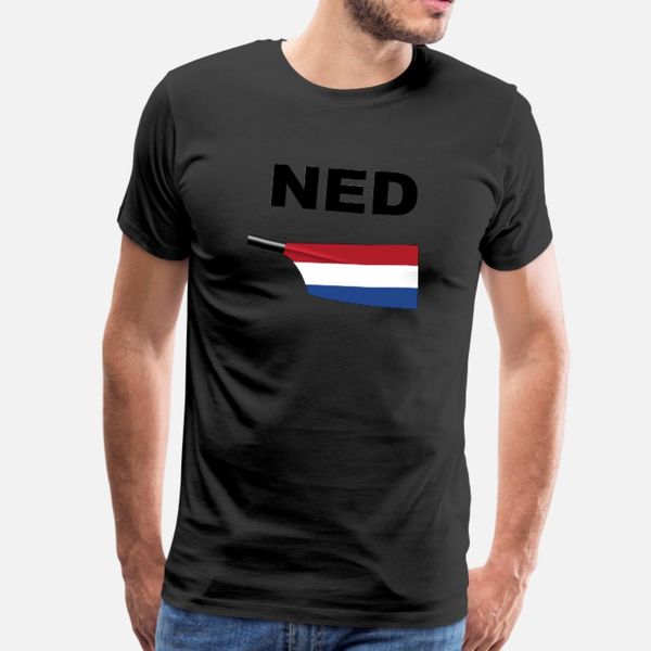 

ned netherland rowing aviron row boat t shirt men create 100% cotton round neck letters crazy new fashion summer pictures shirt