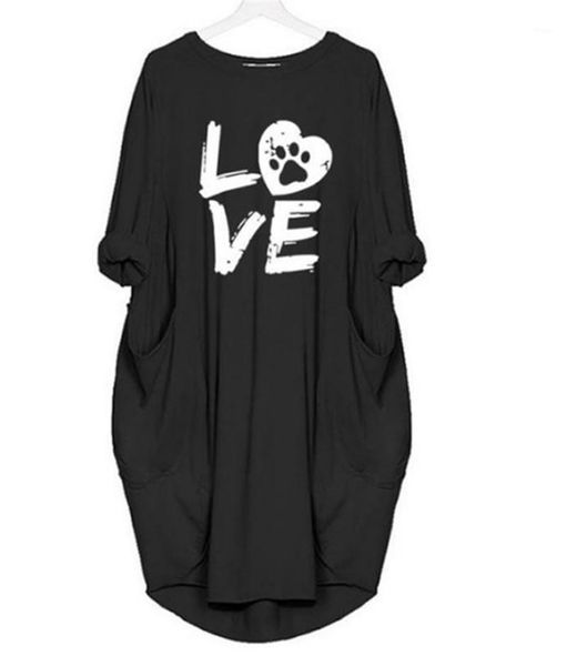 

print crew neck long sleeve females clothing plus size womens summer designer solid color dresses letter, Black;gray