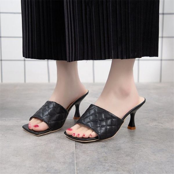 

corporis size 34-40 fashion summer sandals women shoes slingback ladies prom high heels shoes elegant new women sandals 2020, Black