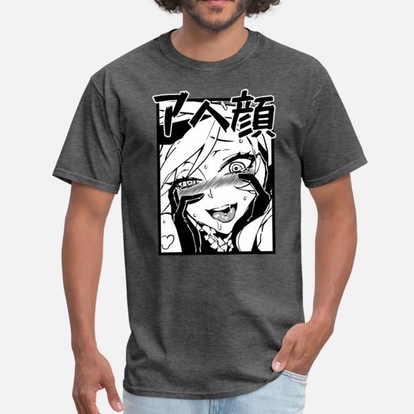 

ahegao t shirt men customize short sleeve o neck unique crazy funny summer unique shirt