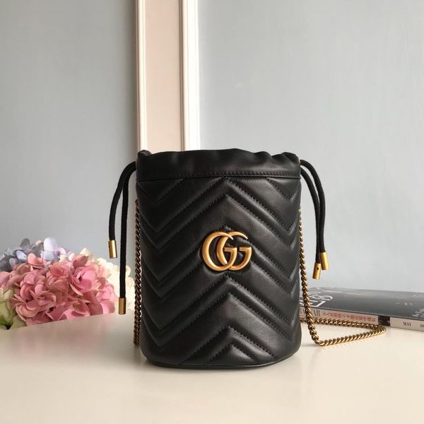 

ladies luxury designer crossbody marmont bag handbags women bags genuine leather g series ashion single chain mini shoulder bucket bags