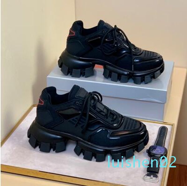 

2019 fashion mens designer shoes cloudbust thunder basketball platform triple sneaker vintage casual men sock shoes outdoor trainers565 l22, Black