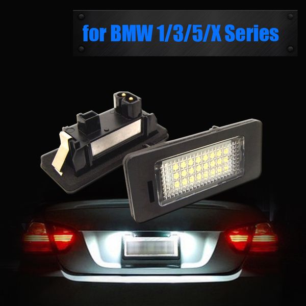 

2pcs led number plate number license plate light lamp for 1 3 5 x series e82 e88 e39 m5 e70 e71 x5 x6 e60 car accessories