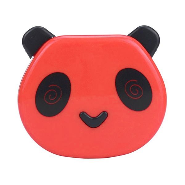 

lens box case for eyes care kit cartoon panda candy color lens box case