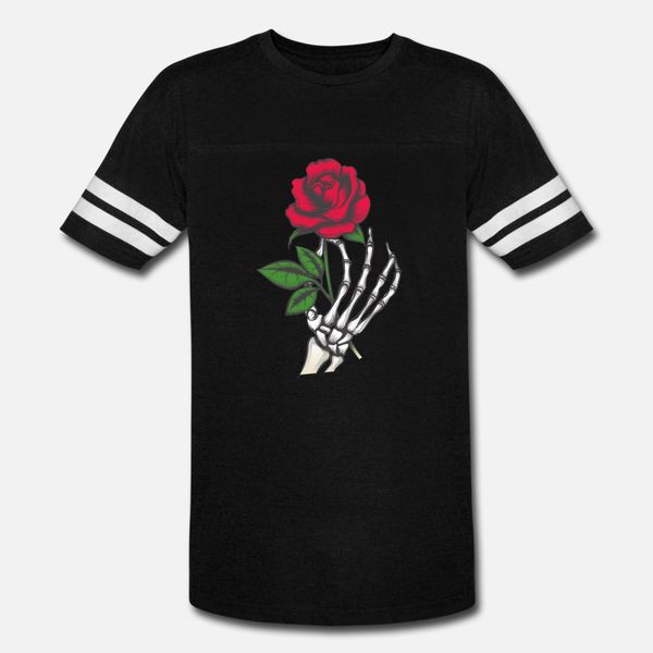 

gothic rose t shirt men designer 100% cotton size s-3xl costume interesting building spring autumn cool shirt