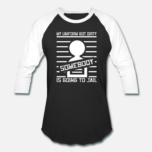 

police uniform t shirt men print short sleeve o neck letter crazy funny spring autumn original shirt