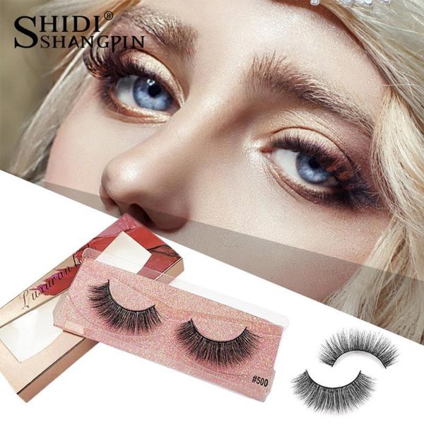 

3d mink lashes false eyelashes natural makeup eyelash handmade extension long cross volume soft fake eye lashes makeup tool