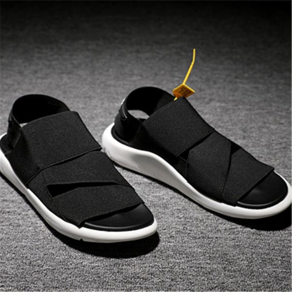 

women sandals ladies shoes scarpe donna elastic female shoes light buty damskie thick bottom zapatos de mujer low heel, Black