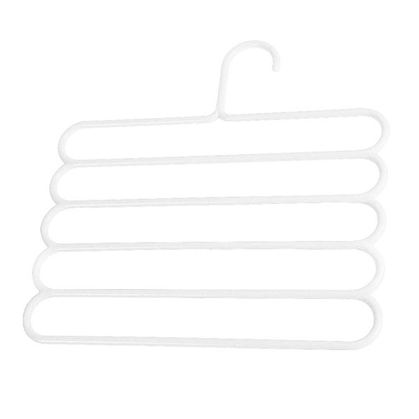 

trousers hanger scarf holder 5 layers non slip wardrobe clothes rack