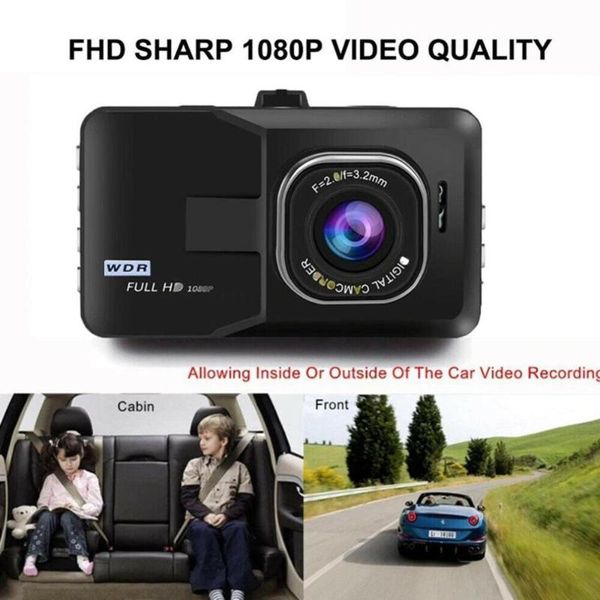 

3.2 inch full hd 1080p car driving recorder vehicle camera dvr edr dashcam with motion detection night vision g sen car dvr