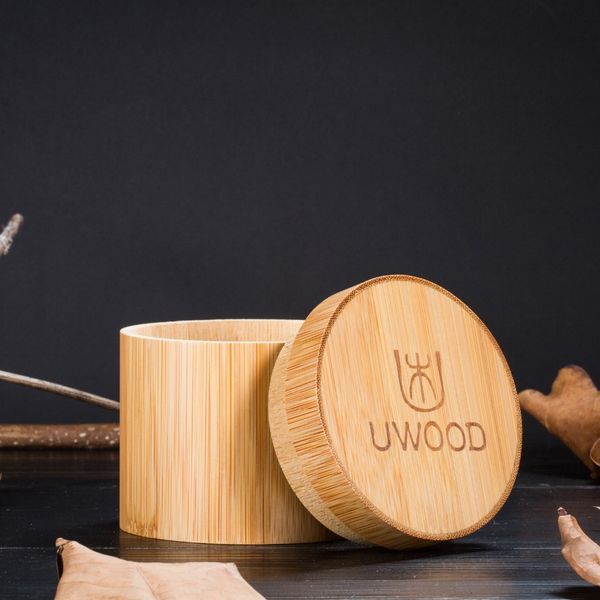 

Wooden watch luxury box bamboo craft leather small wooden box beautiful watch gift creative paper 's Valentine's Day